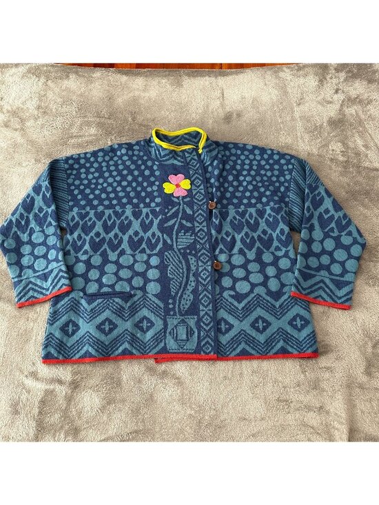 Gudrun Sjoden Sweaters - Gudrun Sjoden Sweater Cardigan Women's size XL Wool Cotton Jacket